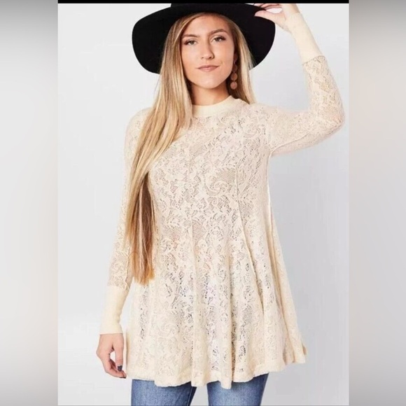 Free People Tops - Free People Coffee In the Morning Tunic